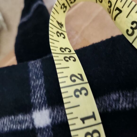 Ann Taylor Navy Plaid Women's Coat Xs Petite - Picture 8 of 8